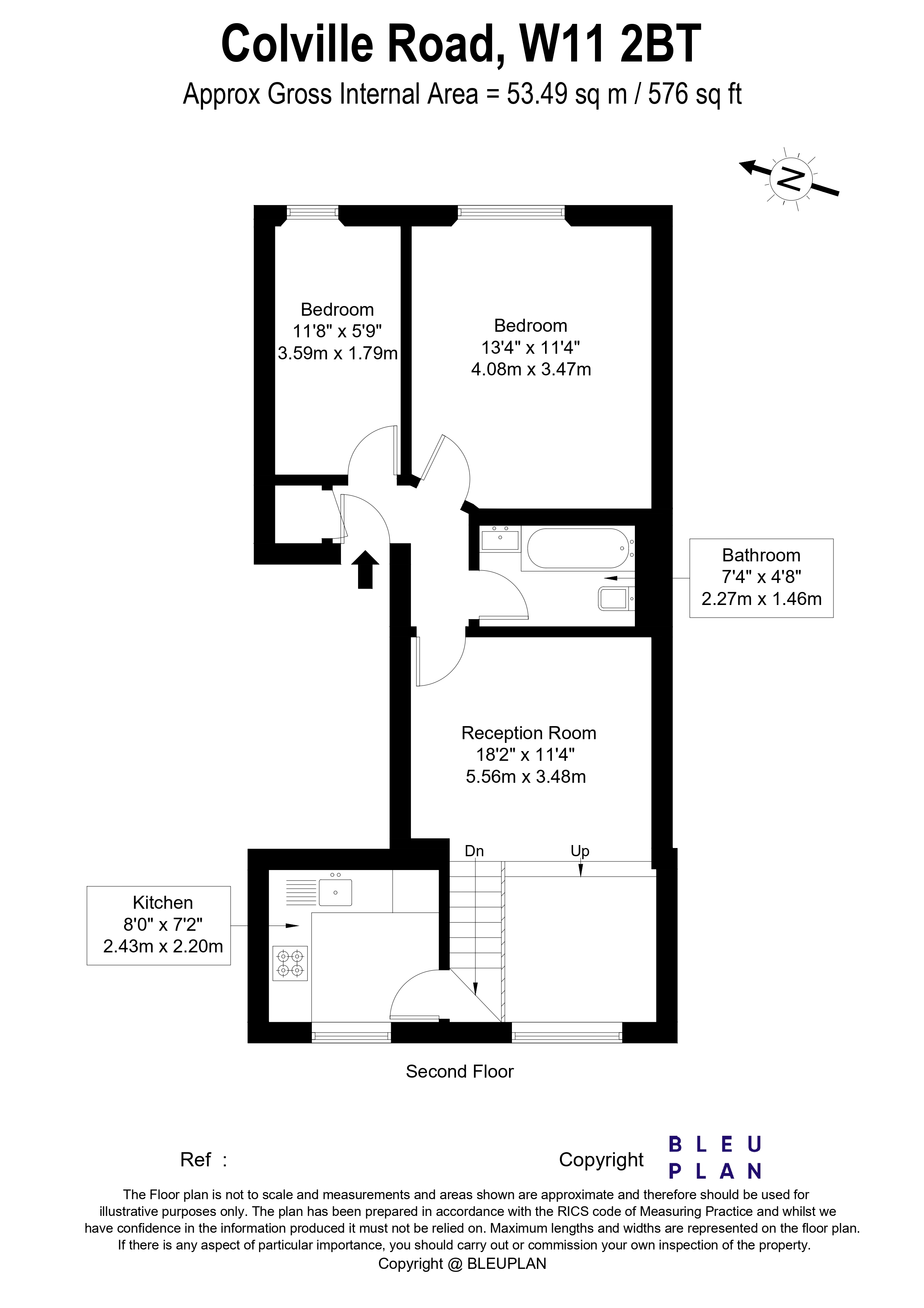 Colville Road floorplan